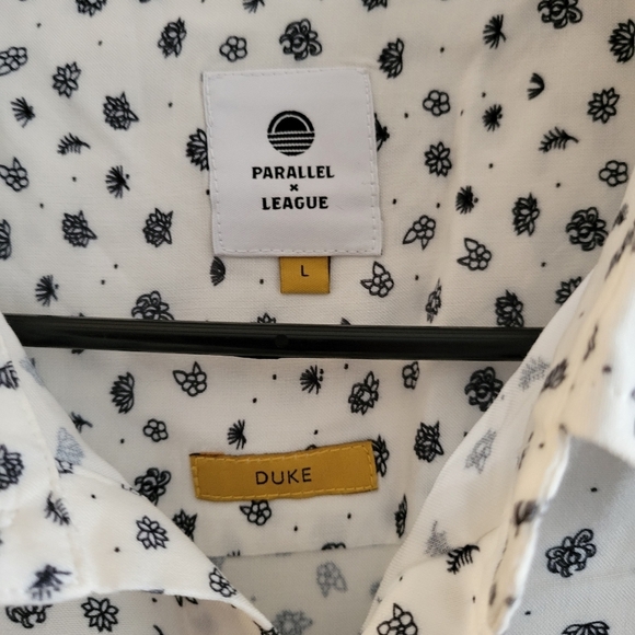 Parallel x League Duke Woven Shirt Large NWT - Picture 6 of 9